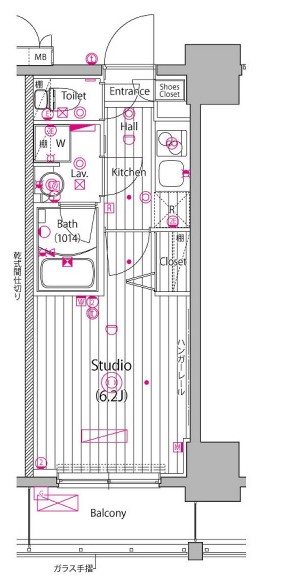 ガーラグランディ川崎榎町 間取り図