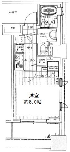 シティタワー横濱 間取り図