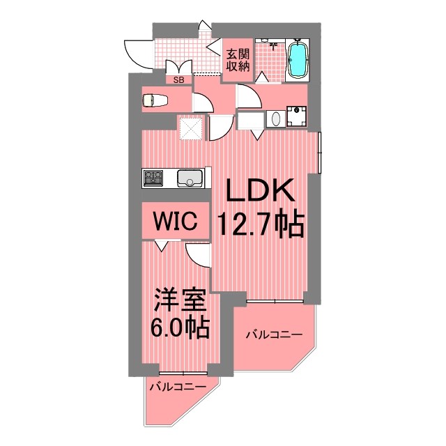 シャンデルブ 間取り図