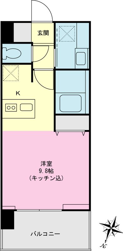 ウイングテラス京急川崎 間取り図