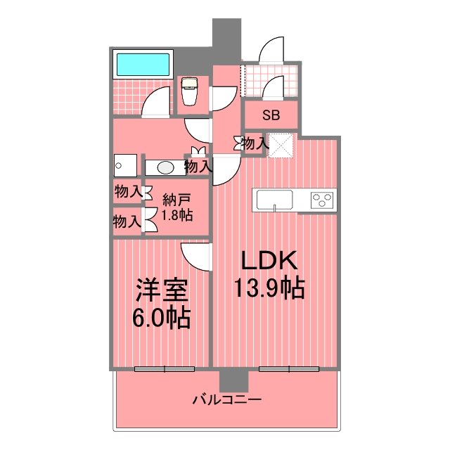 クレッセント川崎タワー 間取り図