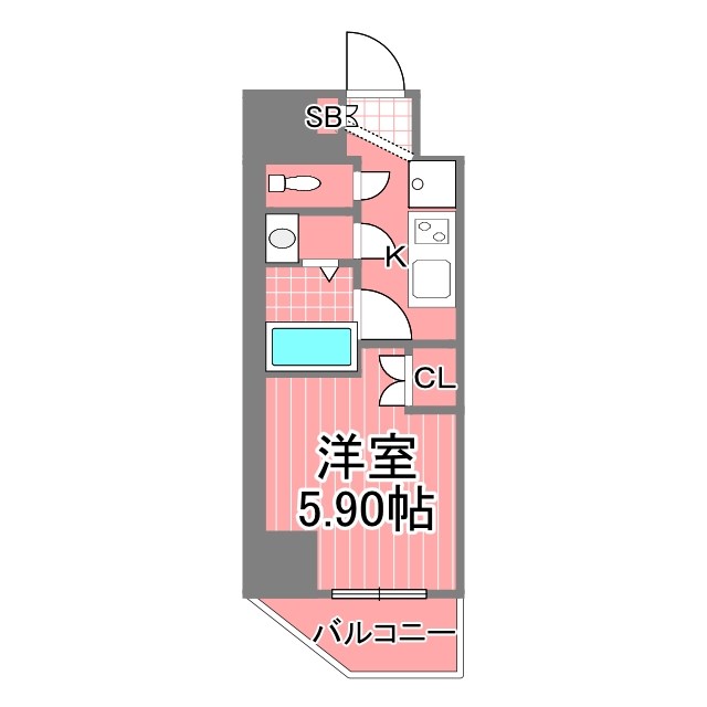 オープンブルーム横浜  間取り図