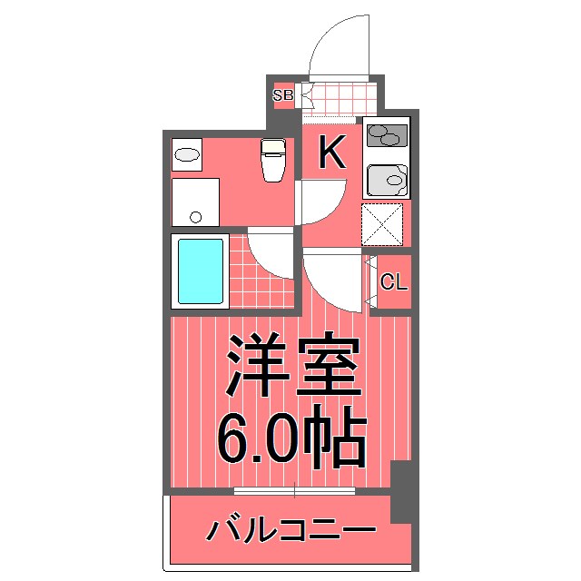 エクセリア川崎 間取り図