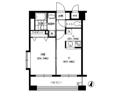 パークヒル三ツ沢 間取り図