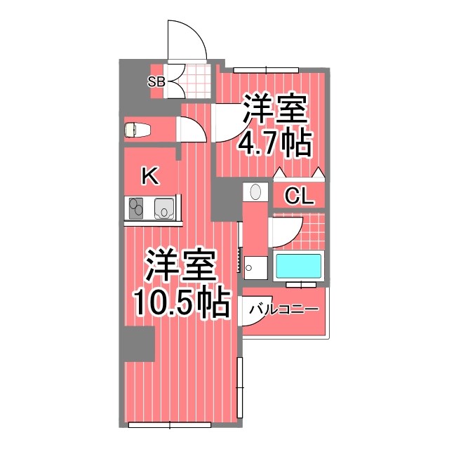 スパシエルクス横浜  間取り図