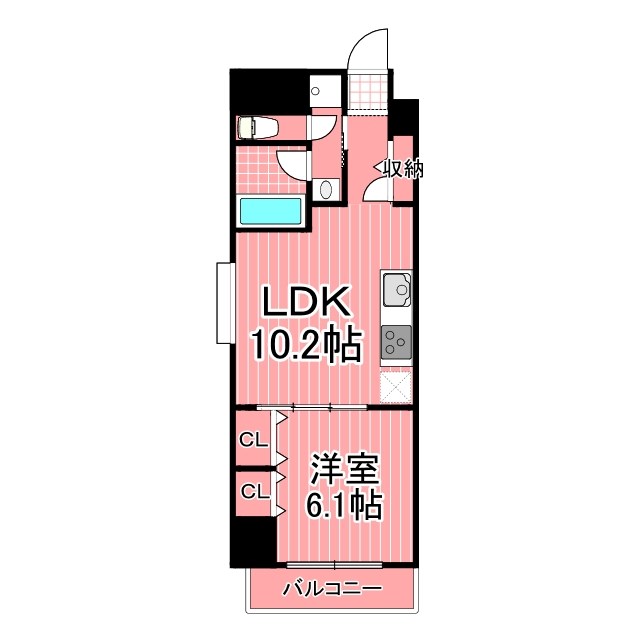 グランデュールツー関内 間取り図