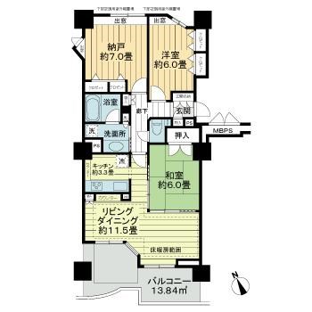 シルエタワーヨコハマ 間取り図