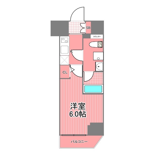 マキシヴ横浜大通公園 間取り図