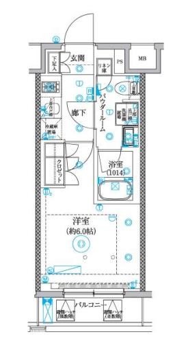 セジョリ横浜睦町 間取り図