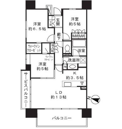 クリオレジダンス横浜新杉田 間取り図