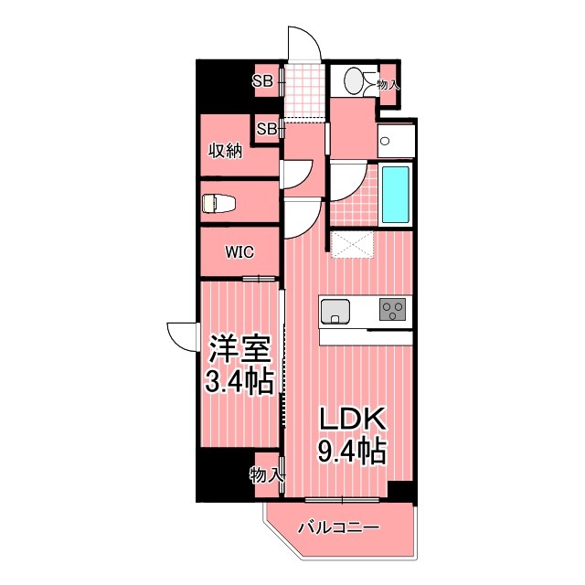 シティラックスヨコハマ  間取り図