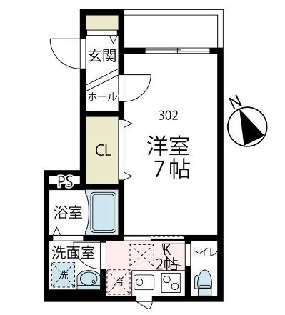 アズール 間取り図