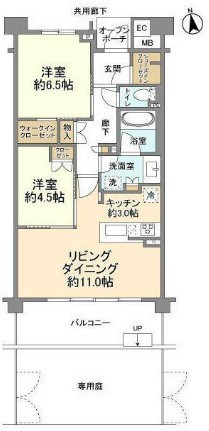 パークホームズ大倉山 間取り図