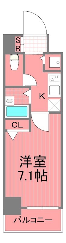 スパージオ横浜反町 間取り図