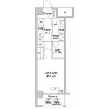 プラウドフラット上大岡  間取り図