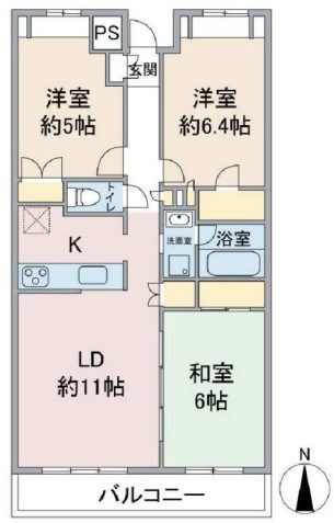 アトラスシアンズ東戸塚  間取り図