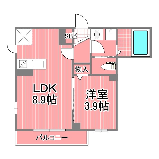 サンハイム横浜 間取り図