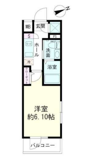 マキシヴオオクラヤマ 間取り図