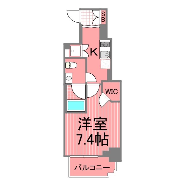 スパシエグランス横浜反町  間取り図