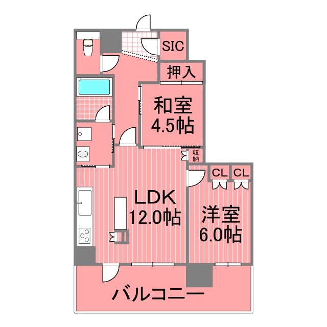 クリオレジダンスタワー横濱鶴ヶ峰 間取り図