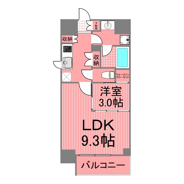 イール馬車道  間取り図