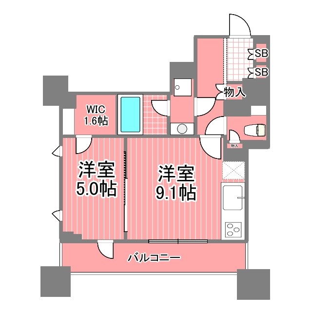 シティタワー横濱 間取り図