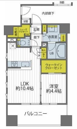 イニシア横浜桜木町 間取り図