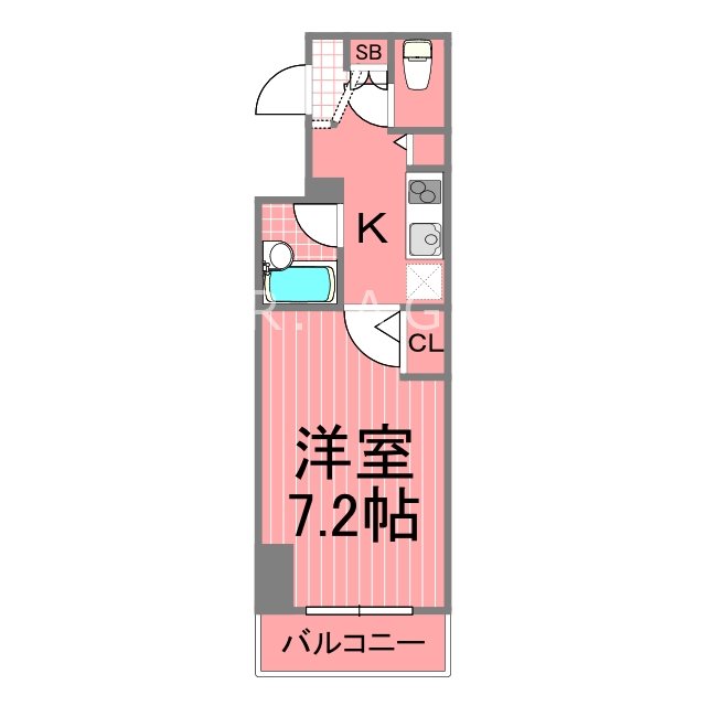 フェニックス横濱関内ベイガイア 間取り図