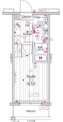 ガーラステーション東神奈川 間取り図