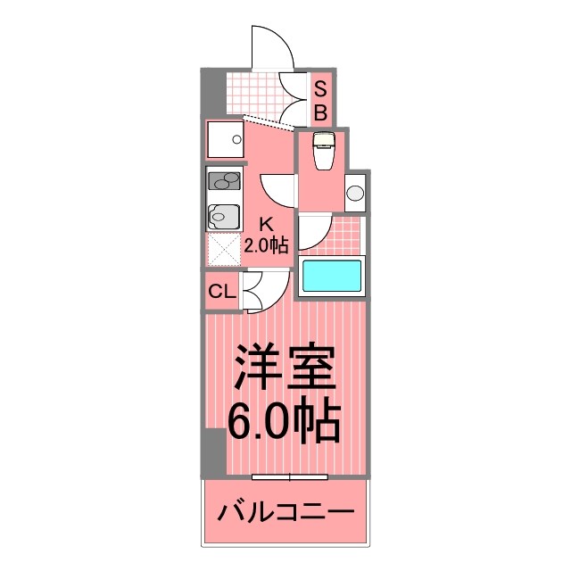 レスピール川崎  間取り図