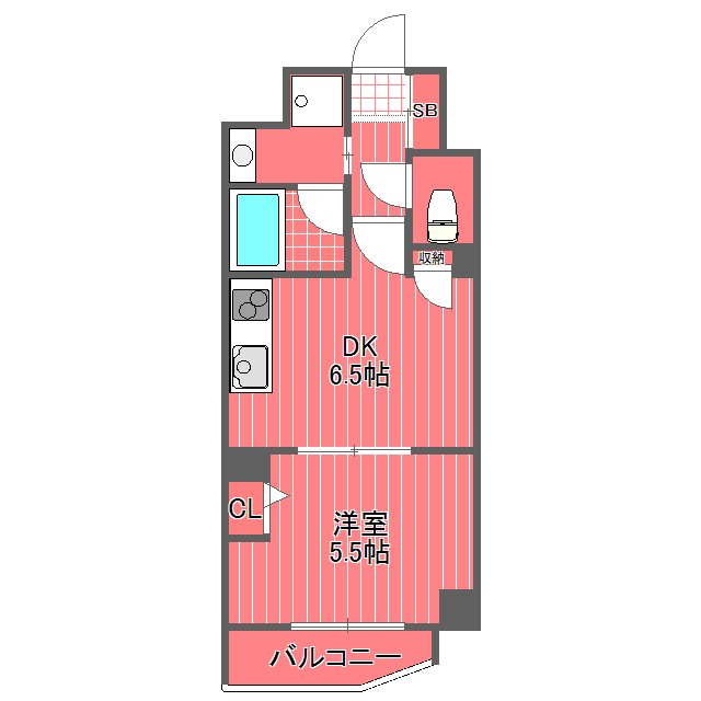 エムエー大口マンション 間取り図