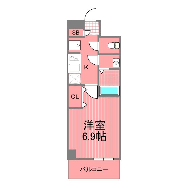 レーヴ横浜保土ヶ谷フェルクルール 間取り図