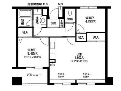 ルピナス平沼 間取り図