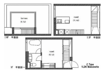 杜山邸 間取り図