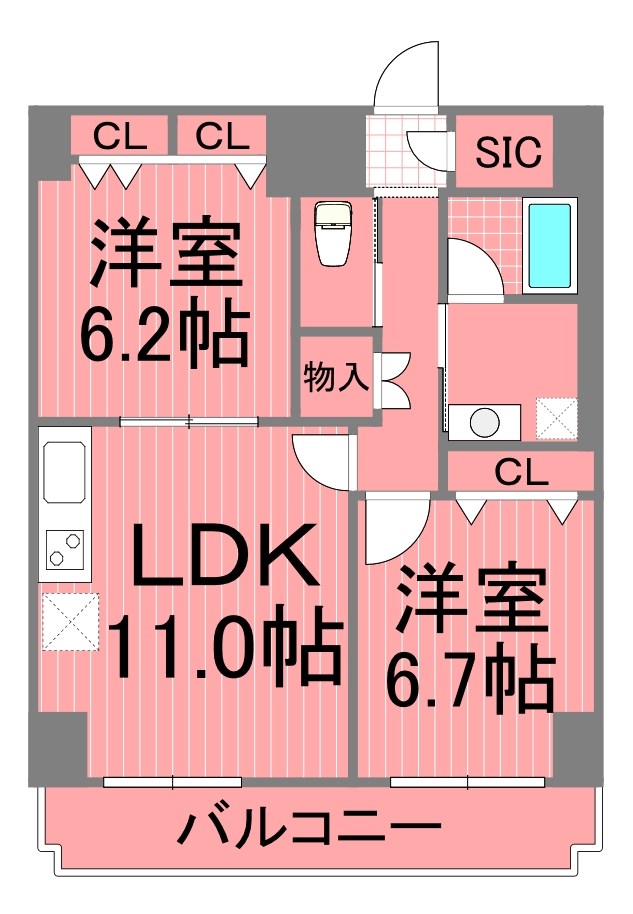 ドムス常盤 間取り図