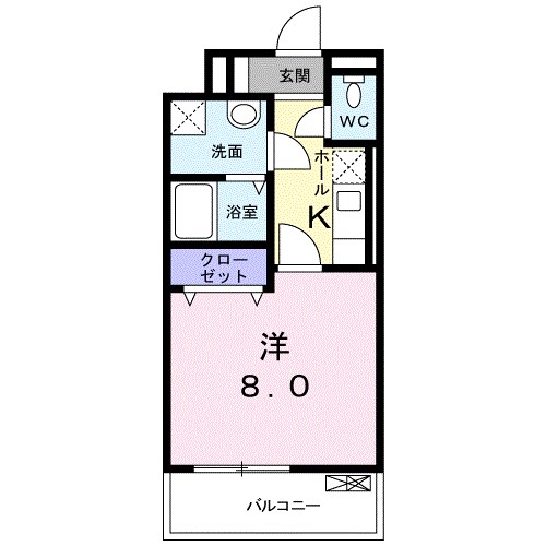 ケーエムジー横浜  間取り図