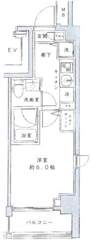 レア横濱天王町壱番館 間取り図