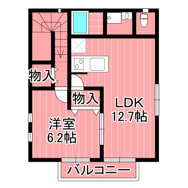 コーポさわやかB 間取り図