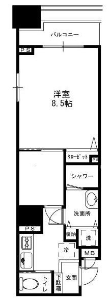 パワーハウスティーシー 間取り図