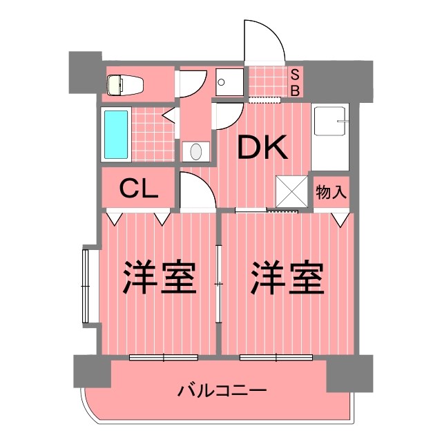 ドメイン新子安 間取り図