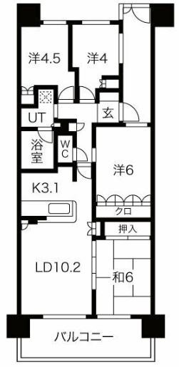 ナイスクオリティス横濱鶴見 間取り図