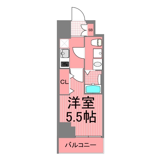 リライア横濱生麦 間取り図