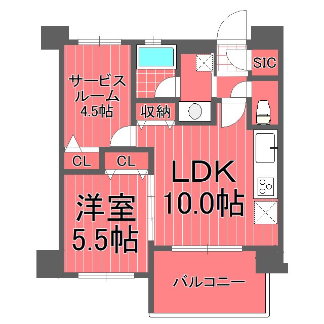 サンウエスト横浜 間取り図