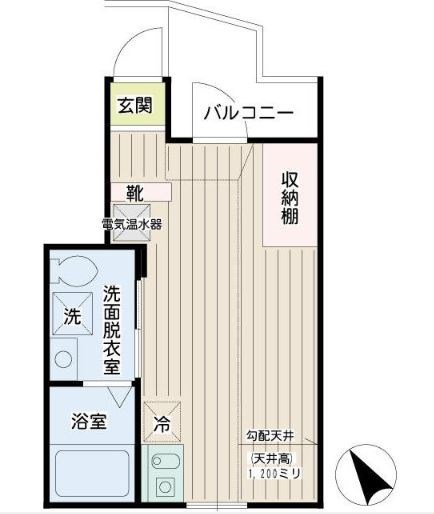 リチェンシア横浜反町 間取り図