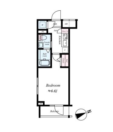 マキシヴ大倉山  間取り図