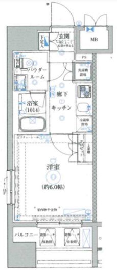 ライジングプレイス川崎 間取り図