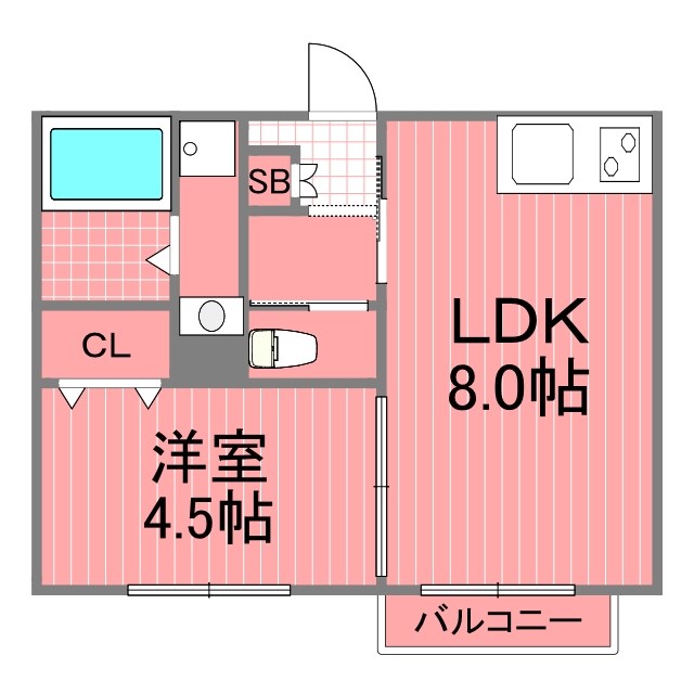 エクセル南太田 間取り図