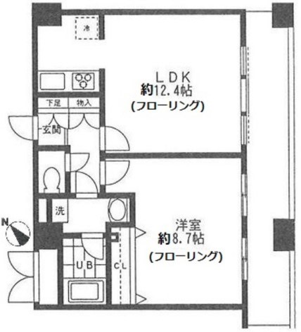 ヴィルヌーブ 間取り図