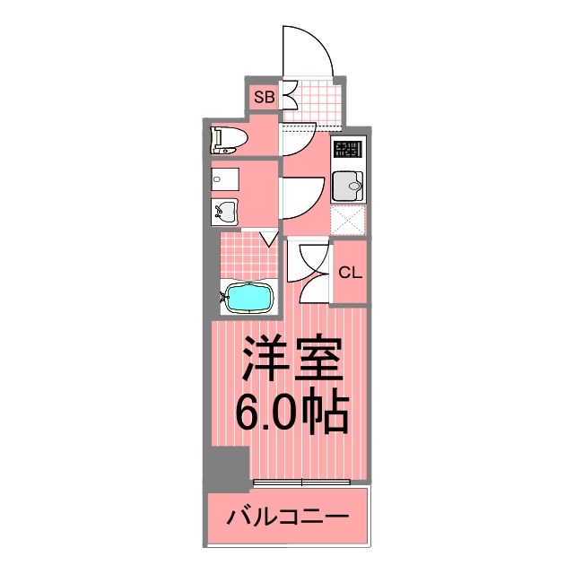 クレヴィスタ横浜新子安 間取り図