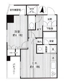 ネオマイム鶴見デュークレア弐番館 間取り図